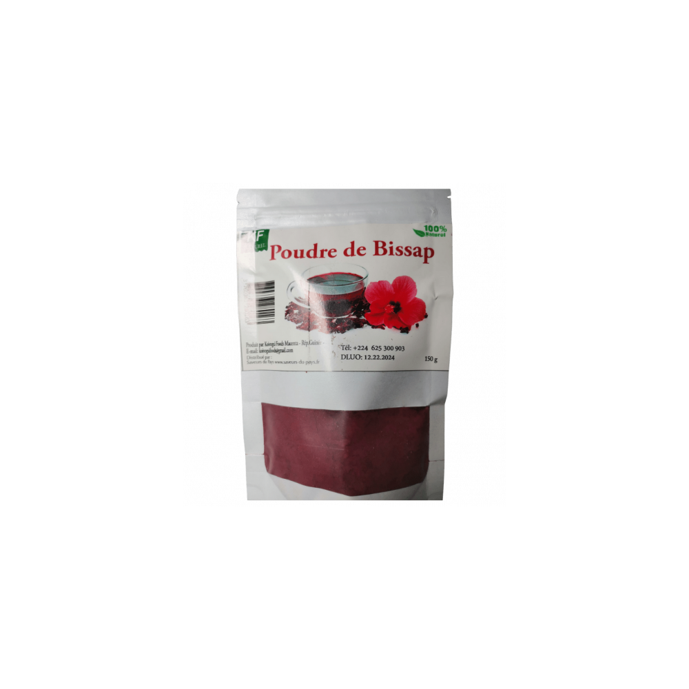 Naturalny proszek Bissap - sproszkowane kwiaty hibiskusa Naturalny proszek Bissap - sproszkowane kwiaty hibiskusa