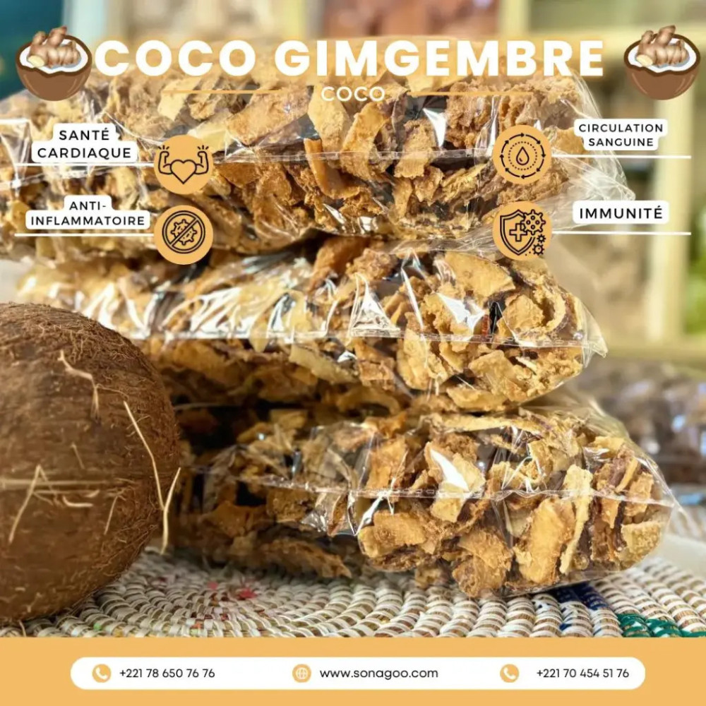 Przekąska kokosowo-imbirowa 500g Przekąska kokosowo-imbirowa 500g